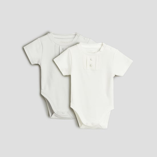 Giggles Solid Bodysuits - Pack of 2