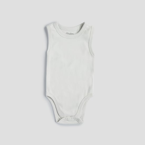 Juniors Solid Sleeveless Bodysuit