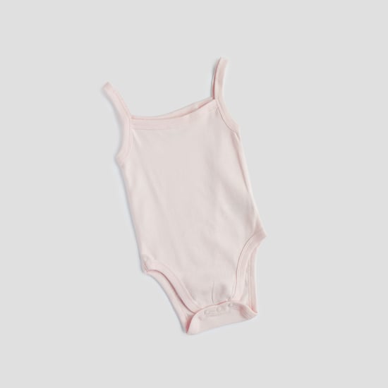 Juniors Solid Sleeveless Bodysuit