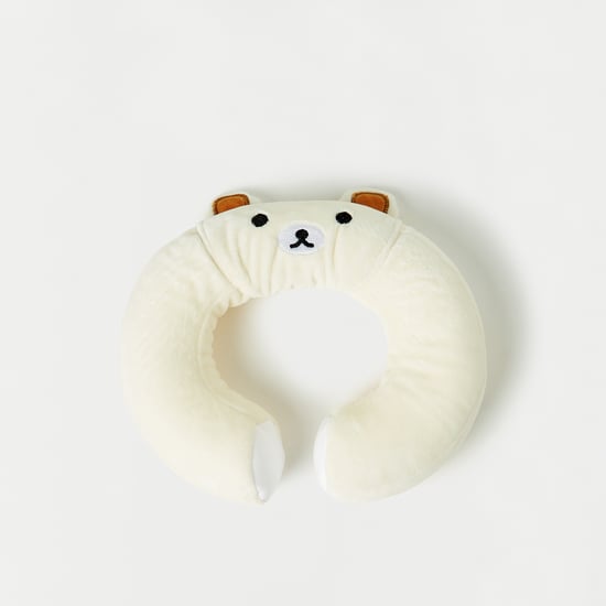 Juniors Bear Applique Neck Pillow