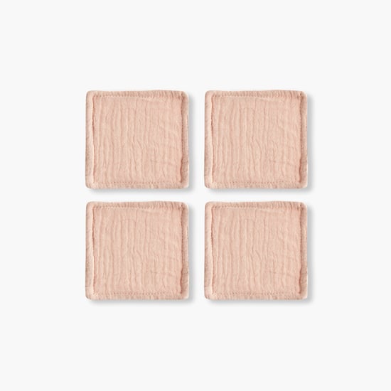 Giggles Textured Muslin Baby Face Wipes - Set of 4