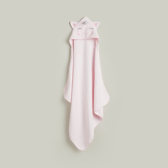 Juniors Embroidered Hooded Towel - 80x80 cm