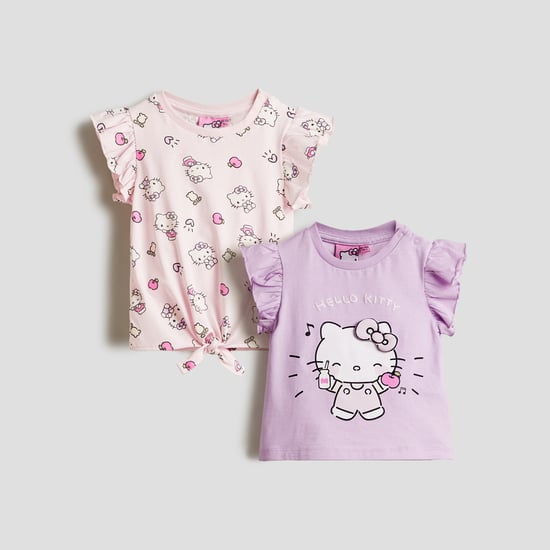 Juniors Hello Kitty Print T-shirt - Pack of 2