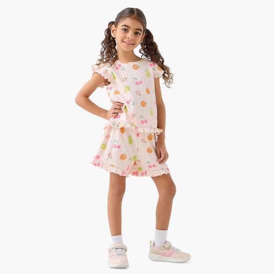 Junior Printed T-shirt and Shorts Set