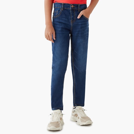 Juniors Boys Washed Jeans