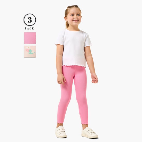 Juniors Assorted Leggings - Pack of 2