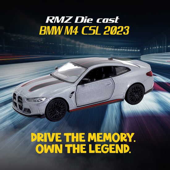 RMZ City Die Cast BMW M4 Csl 2023 Pull Back Car