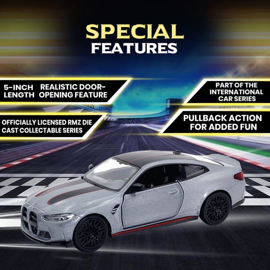 RMZ City Die Cast BMW M4 Csl 2023 Pull Back Car