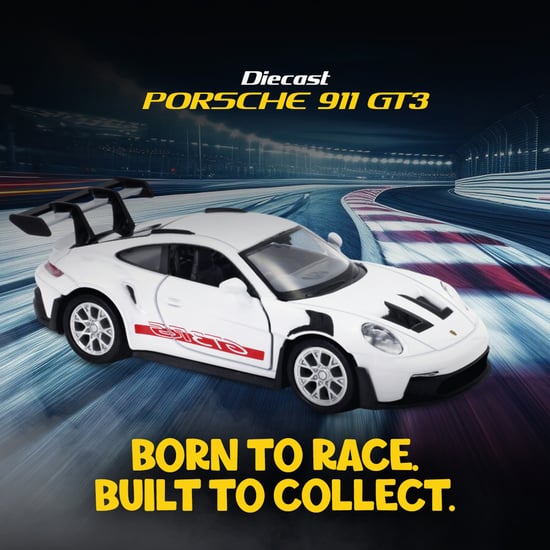 RMZ City Die Cast Porsche 911 GT3 RS 2023 Pull Back Car