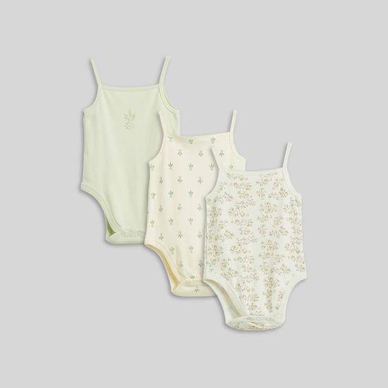 Juniors Strappy Bodysuit - Pack of 3