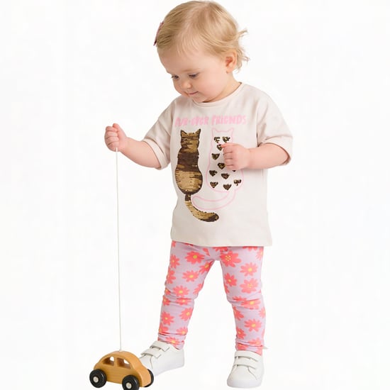 Juniors Floral Print Leggings