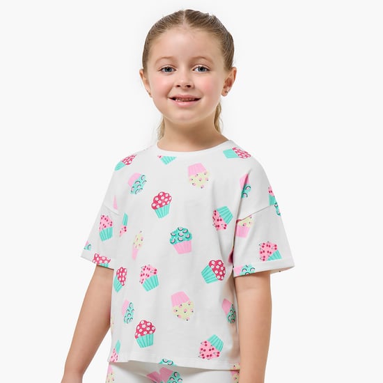 Juniors Graphic Print T-shirt