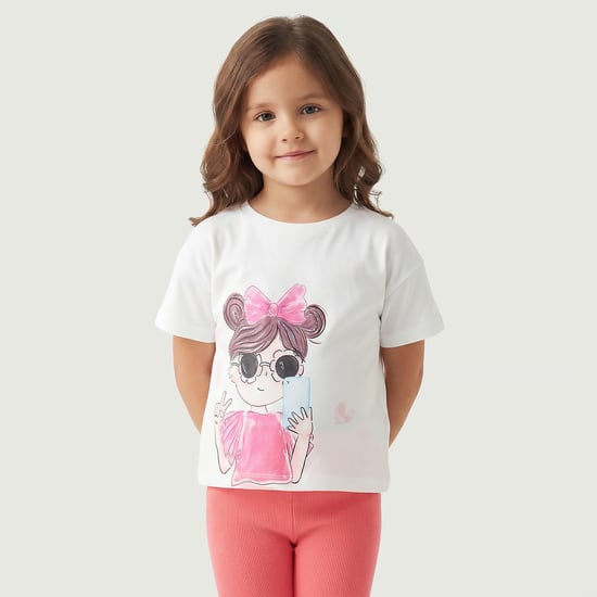 Juniors Graphic Print T-shirt