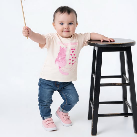 Juniors Flip Sequinned T-shirt