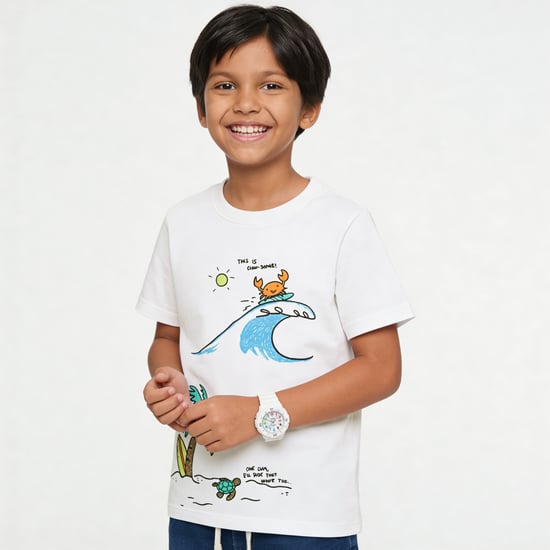 Juniors Graphic Print T-shirt