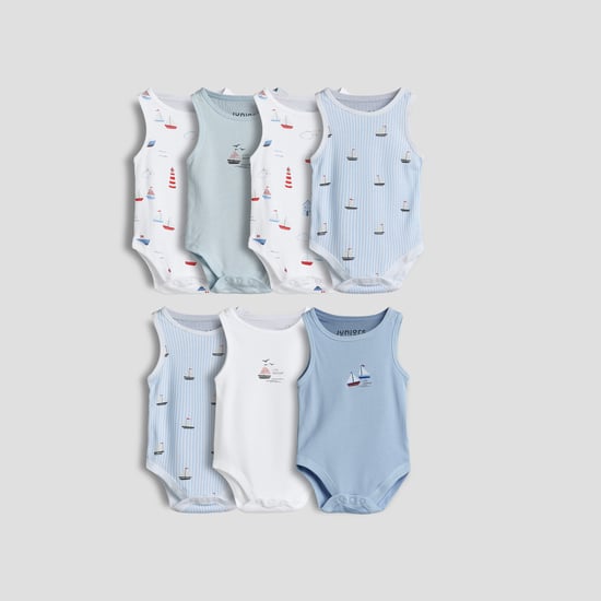 Juniors Printed Bodysuits - Pack of 7
