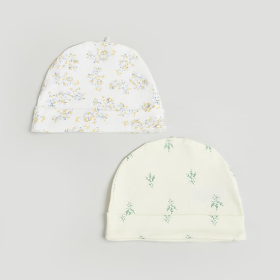 Juniors Printed Beanie - Set of 2