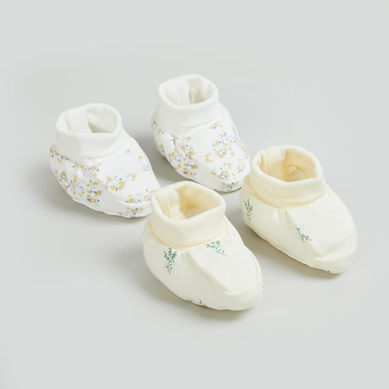 Juniors Printed Booties - Set of 2