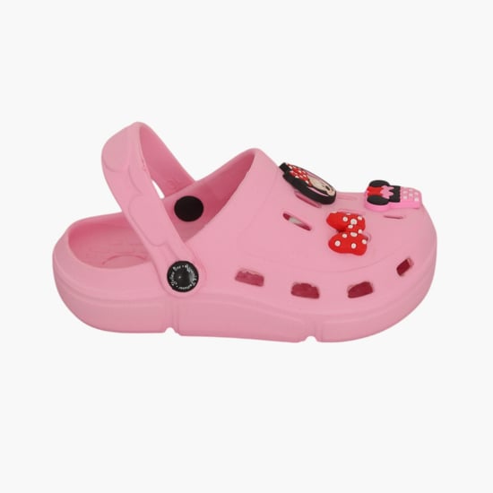 Yellow Bee Minnie Mouse Charm Clogs