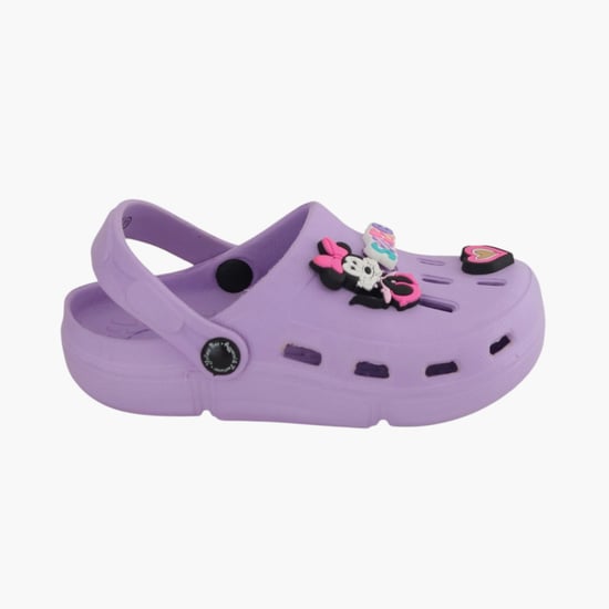 Yellow Bee Minnie Mouse Charm Clogs