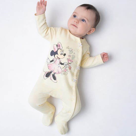 Juniors Minnie Mouse Print Sleepsuit