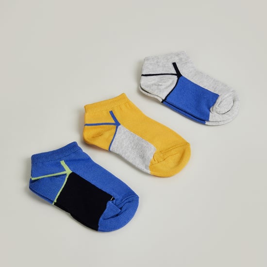 Juniors Colourblocked Socks - Pack of 3