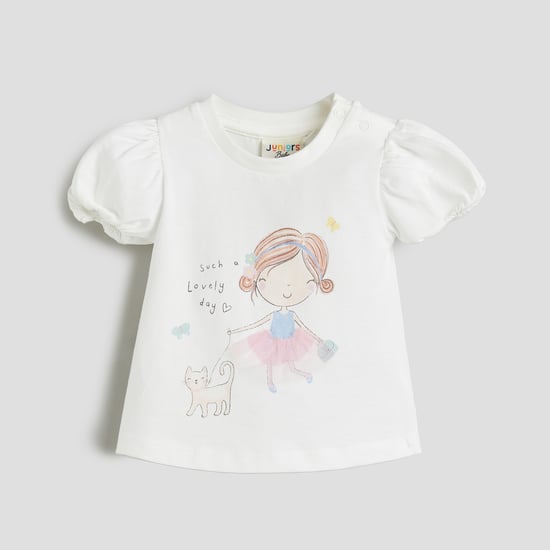 Juniors Graphic Printed T-shirt