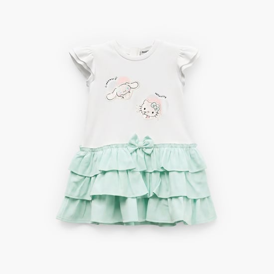 Juniors Hello Kitty and Cinnamoroll Layered Dress