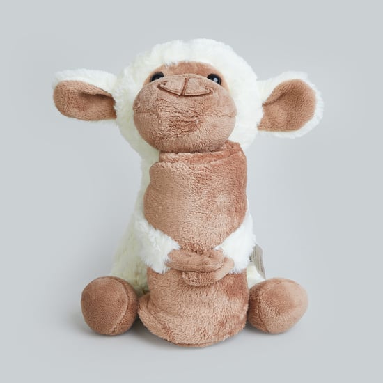Juniors Blanket with Monkey Soft Toy