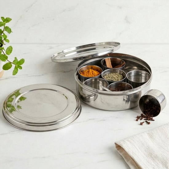 Glovia Stainless Steel Spices Holder Set