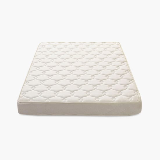 Restofit Ultima 6-Inches Orthopaedic Queen Mattress with Memory Foam, 150x195cm - White