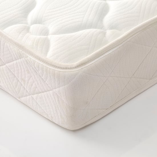Restofit Ultima 6-Inches Orthopaedic Queen Mattress with Memory Foam, 150x195cm - White