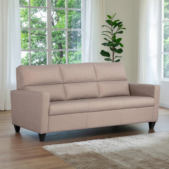 Helios Clary NXT Fabric 3-Seater Sofa - Beige