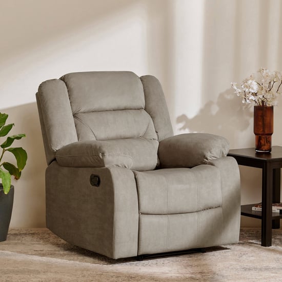 Cairo NXT Fabric 1-Seater Recliner - Greige