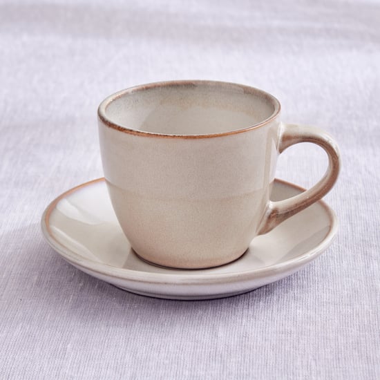Cerradura Moss Stoneware Cup and Saucer - 280ml
