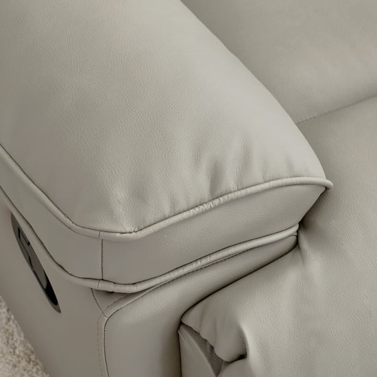 Torino Faux Leather 1-Seater Recliner - Grey