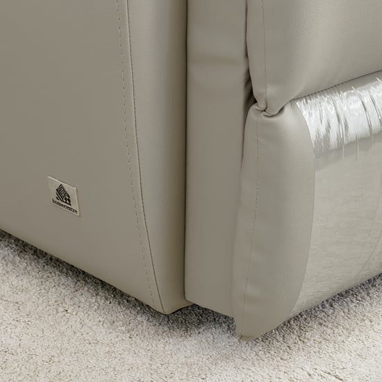 Torino Faux Leather 1-Seater Recliner - Grey