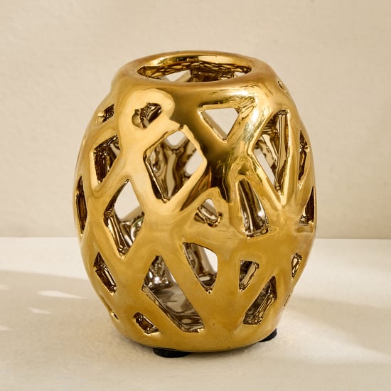 Canova Arista Ceramic Cut-Out T-Light Holder