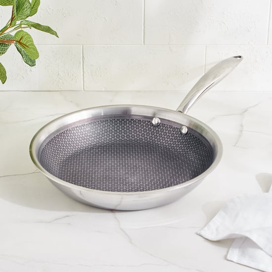 Terra Tales Lavin Triply Stainless Steel Non-Stick Frying Pan - 25cm