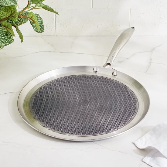 Terra Tales Lavin Triply Stainless Steel Non-Stick Dosa Tawa - 29cm