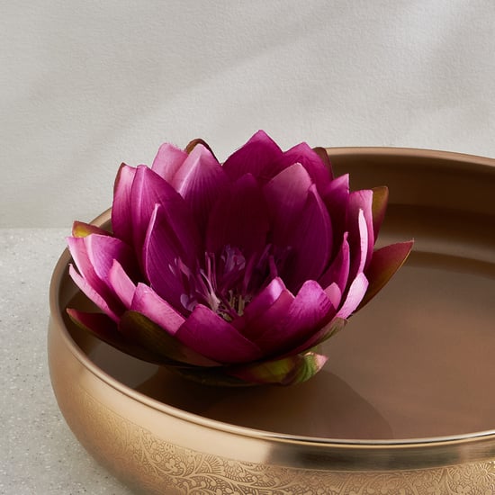 Gloria Hover Fabric Floating Lotus Flower