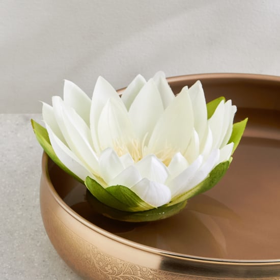 Gloria Hover Fabric Floating Lotus Flower