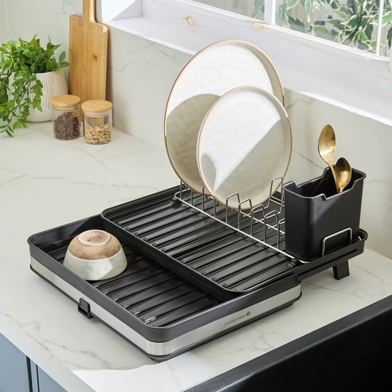 Orion Blumen Polypropylene Extendable Dish Rack