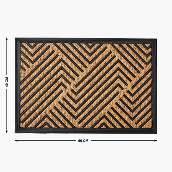 Cadence Coco Mating Rubber Doormat - 60x40cm