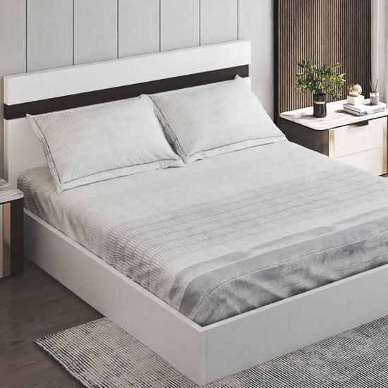 Iced Palace Kalden Cotton 180TC Printed 3pcs Super King Bedsheet Set