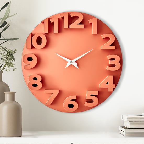 Corsica Casablanca Embossed Wall Clock - 35cm