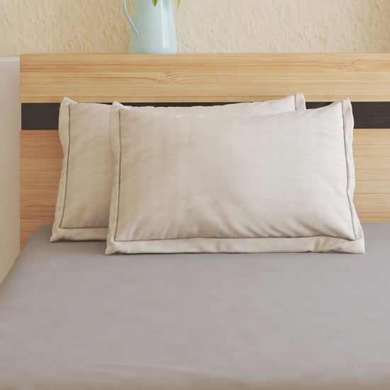 Zepher Prism Set of 2 Cotton Jacquard Pillow Covers - 70x45cm