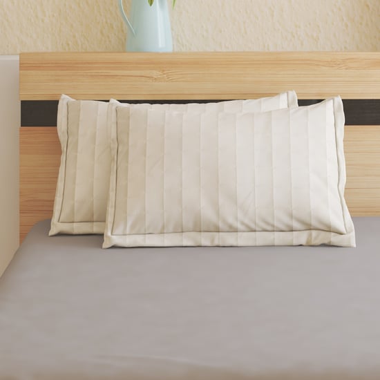 Ecliptic Saga Waffle Set of 2 Quilted Pillow Covers - 70x45cm