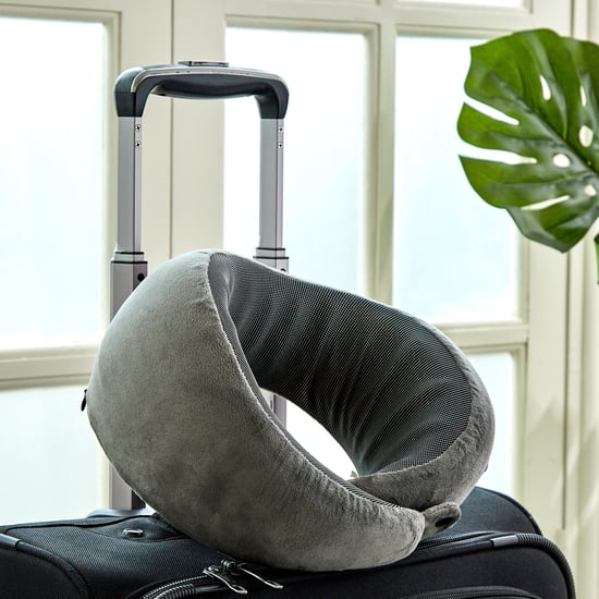 Slumber Cradle Memory Foam Neck Pillow with Bag