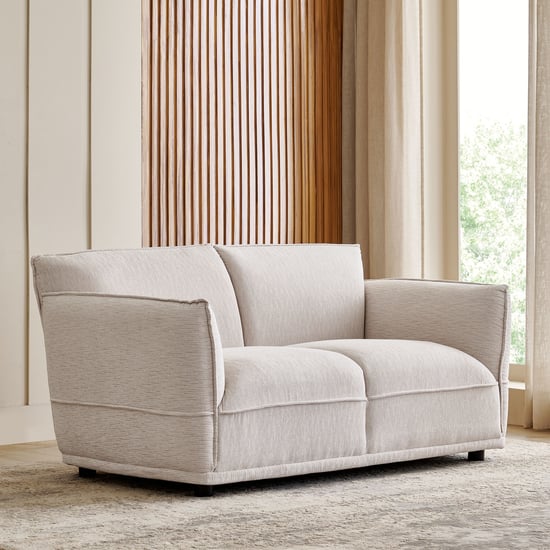 Morrison Fabric 2-Seater Sofa - Beige